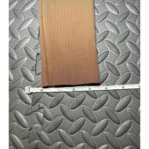 NEW naked wardrobe snatched Brown High Waist women's Leggings 86% rayon Sz S - Picture 8 of 11